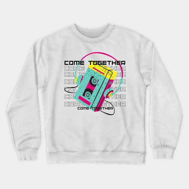 old tape music Crewneck Sweatshirt by thekowijo